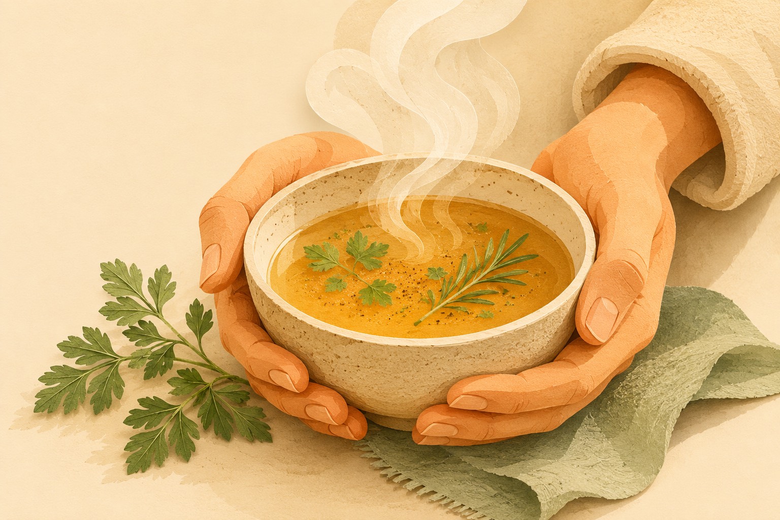 Healing bone broth
